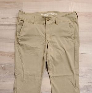 American Eagle Kick Boot Khakis